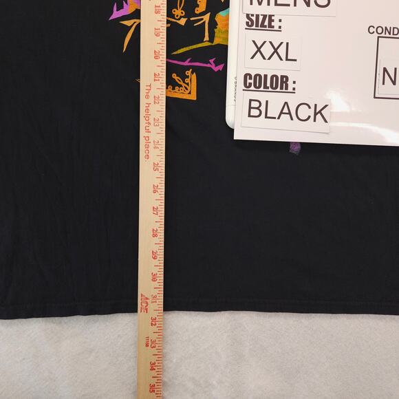 Jimi Hendrix Band Crew Neck Short Sleeve Graphic T Shirt Mens Size 2XL Black - Picture 8 of 9